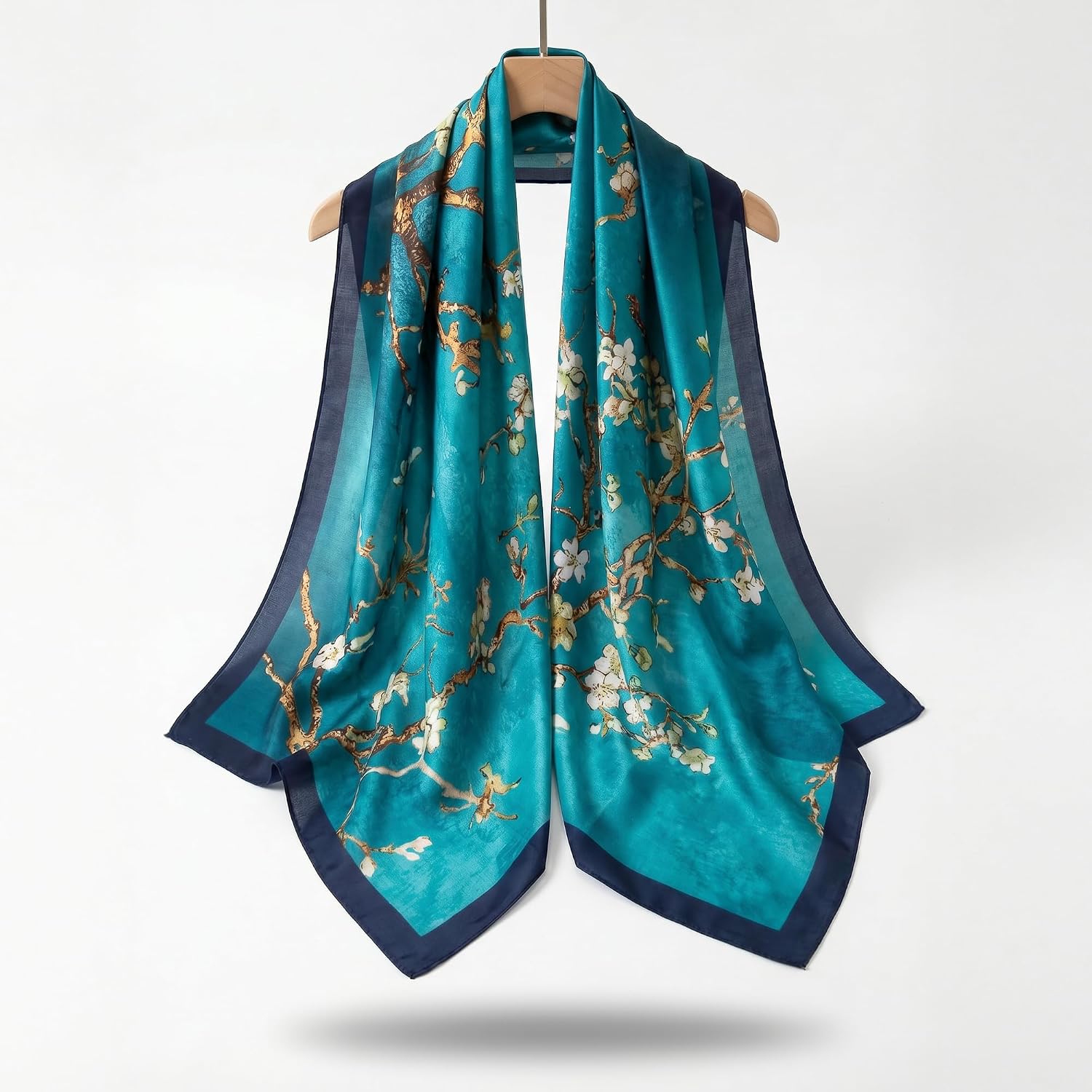 Silk Large Wrap Scarf - Image 6