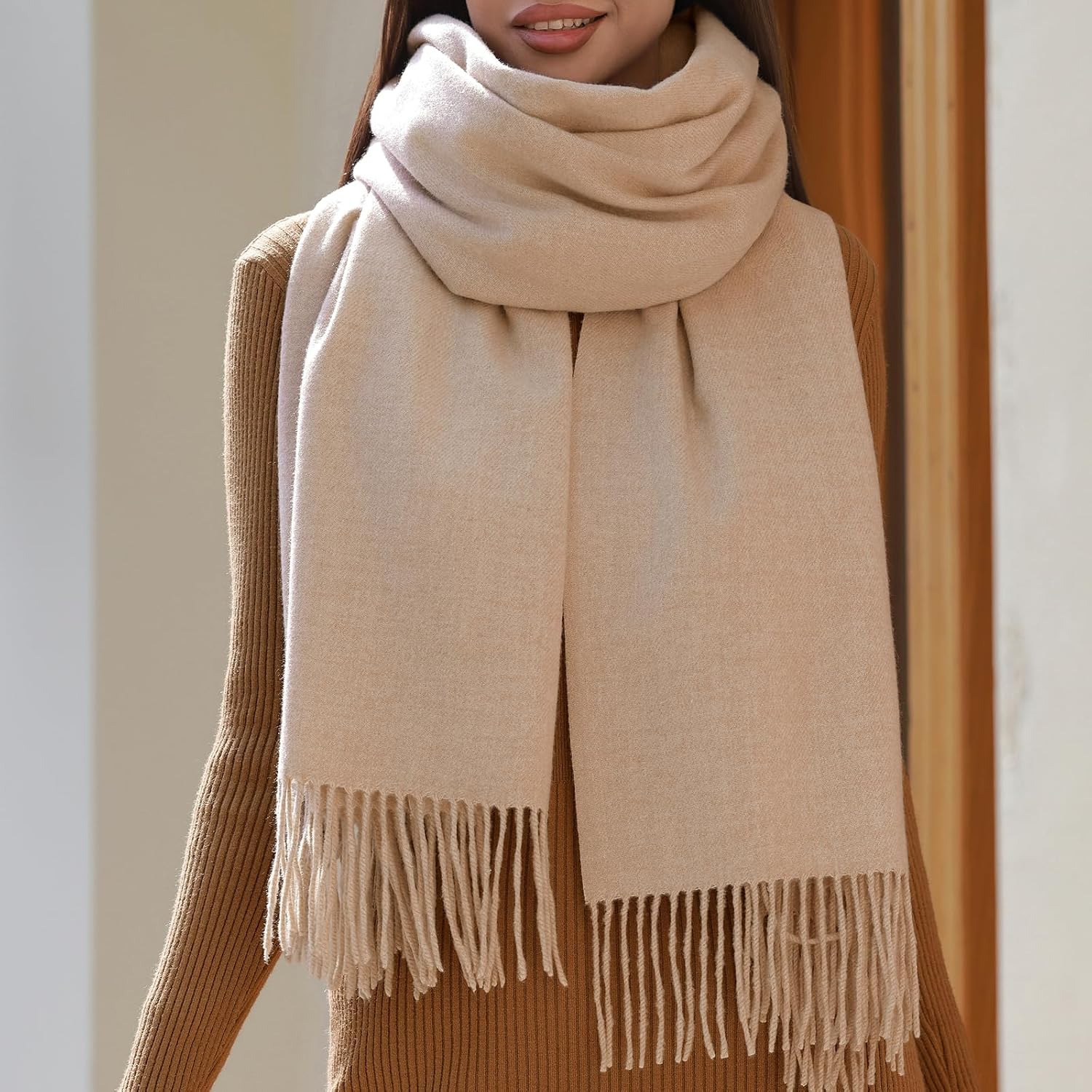 Pashmina Winter Scarf Wrap - Image 7