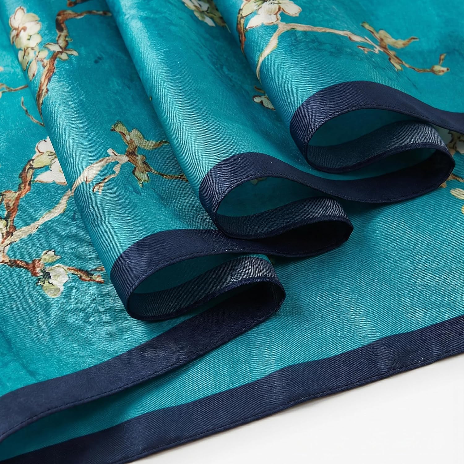 Silk Large Wrap Scarf - Image 5
